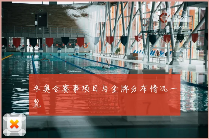 冬奥会赛事项目与金牌分布情况一览